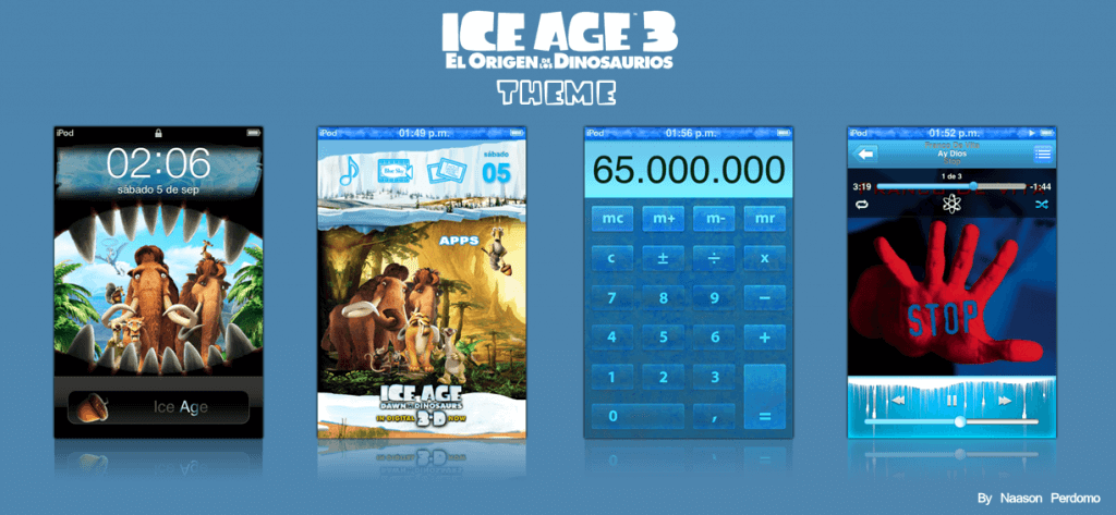 Theme Ice Age 3 Dawn of the Dinosaurs NP 1.0-02