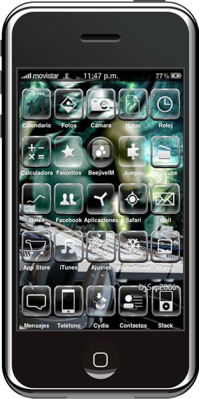 Iphone Wallpaper Theme on Theme  Djsap2006 1 0   Paquete De Imagenes   Iphoneate Com   Iphone