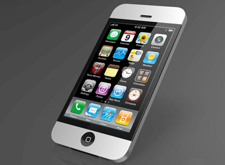 Concepto de iPhone 4G, al estilo iMac