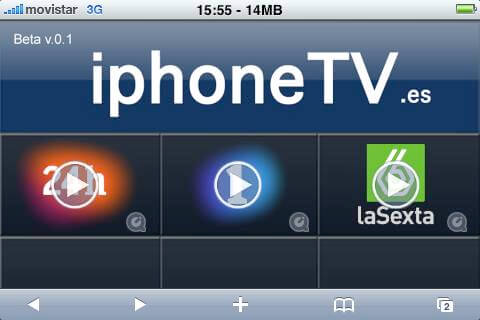 TV desde Iphone/Ipod touch por 3G o Wifi