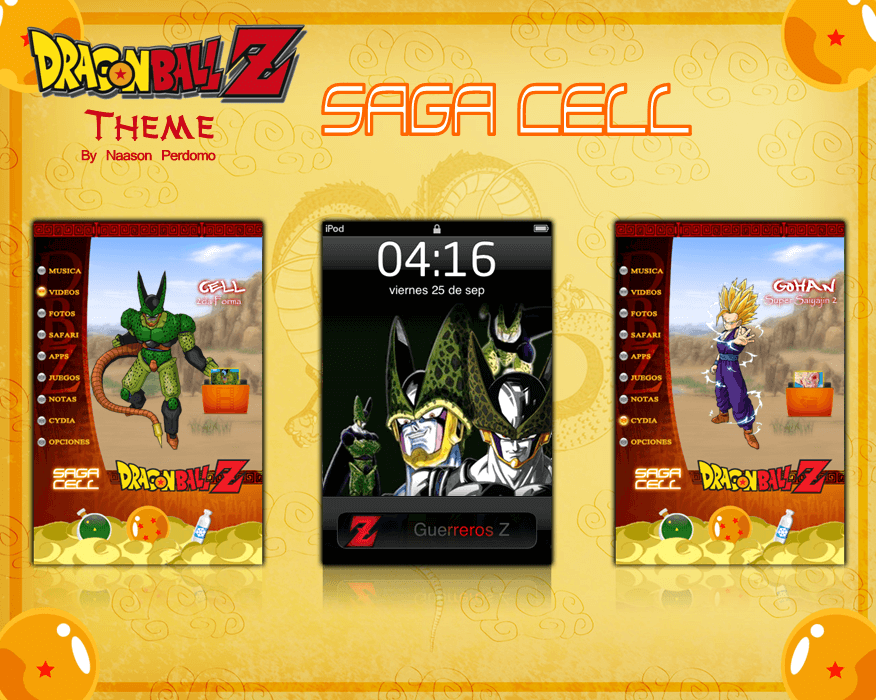 Theme: Dragon Ball Z Saga Cell NP 6.0 - 1