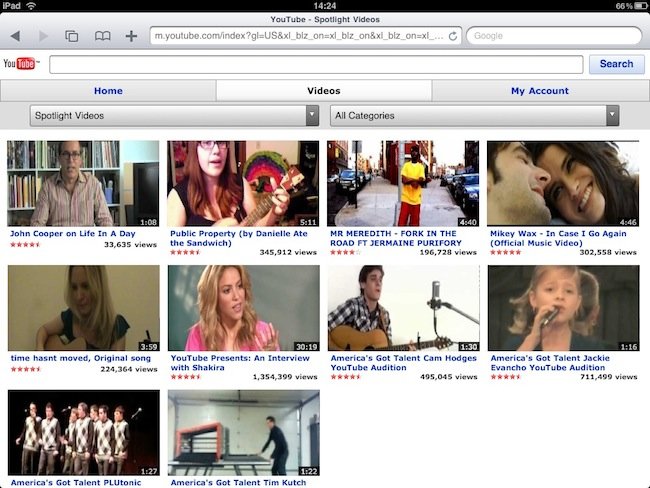 YouTube deja de dar soporte al reproductor de iOS en su versión web movil