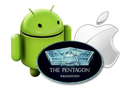 El pentagono aprueba los dispositivos iOS y Samsung para uso seguro.