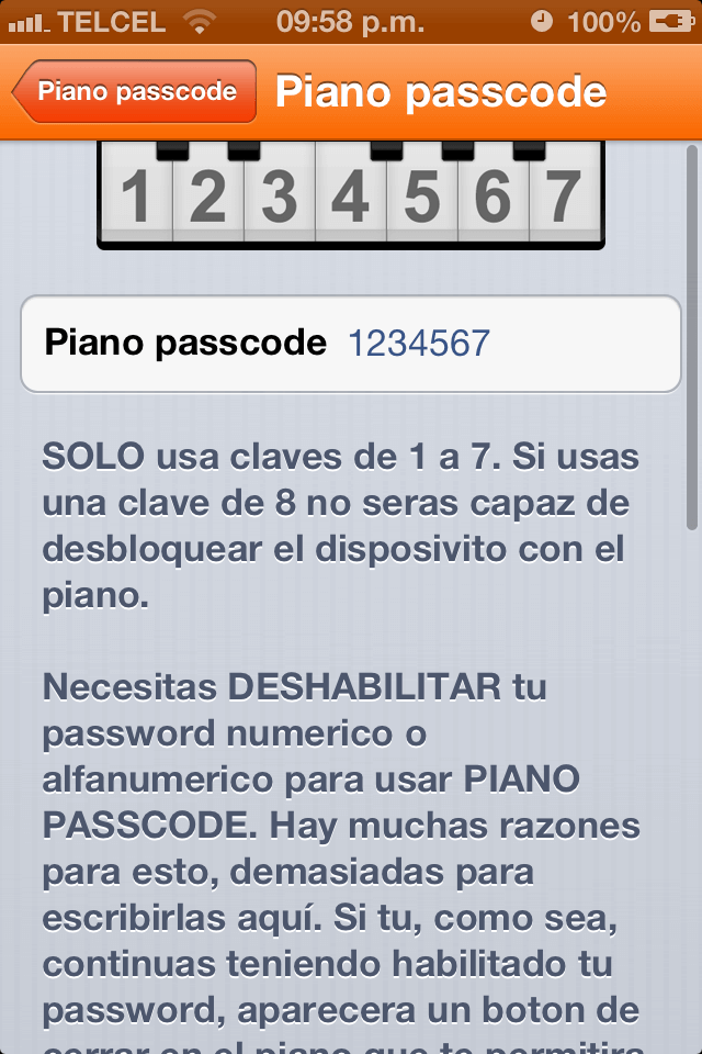 Piano Passcode 1.0-1-002