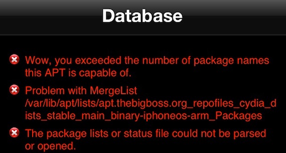 sub-process /usr/bin/dpkg returned an error code iphone