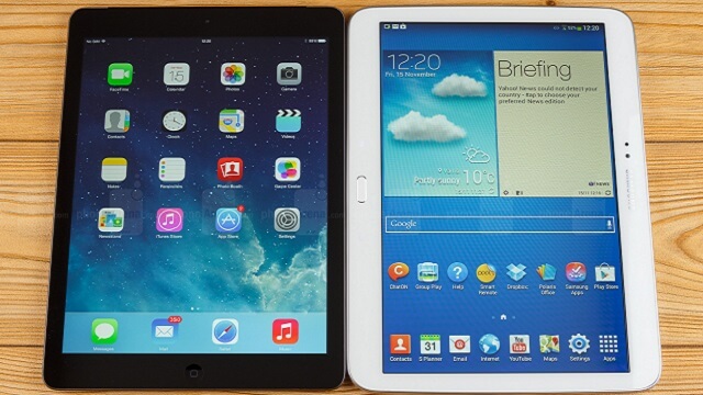 iPad air vs Samsung Galaxy Tab