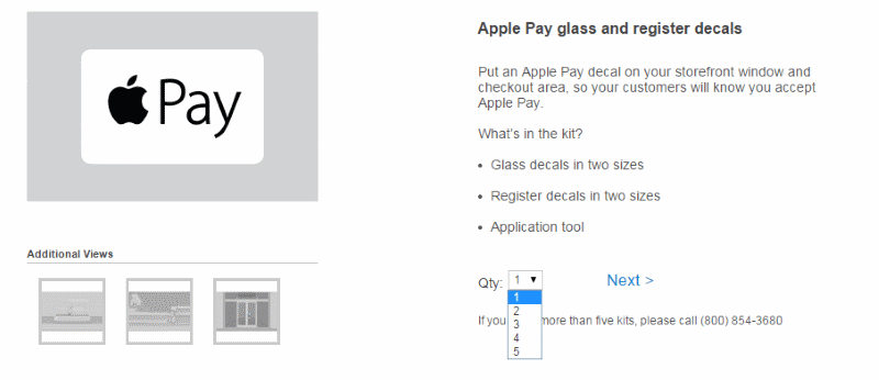 compra kits Apple Pay