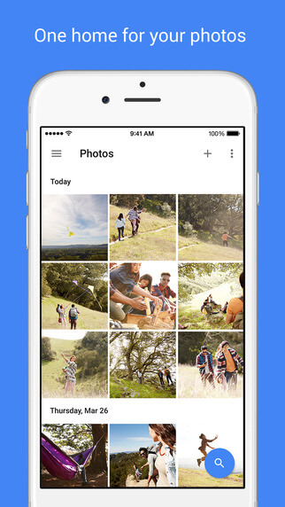 Nuevo aplicación de Google Photos ya está disponible para iOS