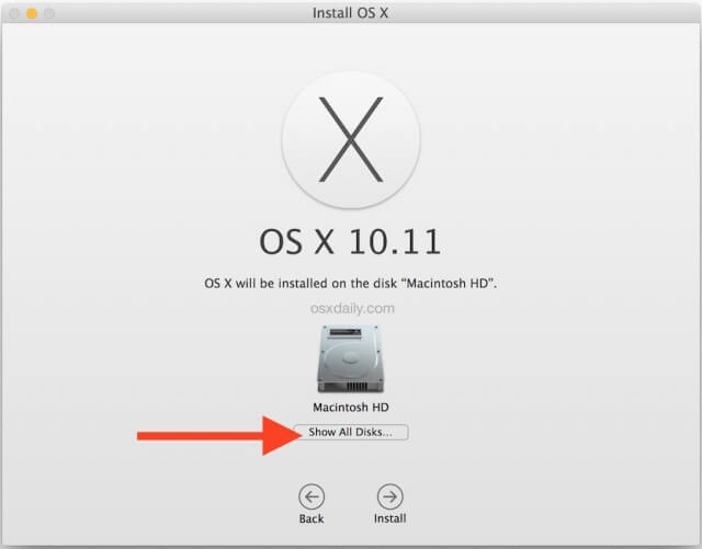 show-all-disks-for-installing-os-x-10-11