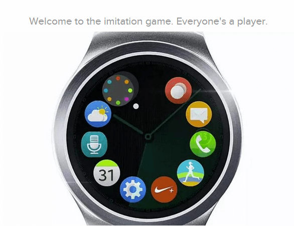 El Gear S2 copia los iconos de Apple Watch