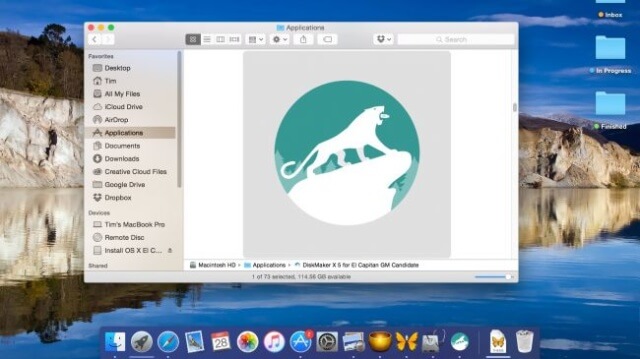 Descargar OS X 10.11 y DiskMaker X 5