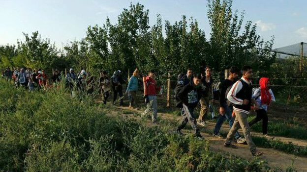 Miles de personas han migrado desde Siria