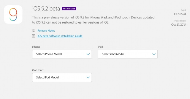 Apple lanza el primer beta de iOS 9.2 para desarrolladores