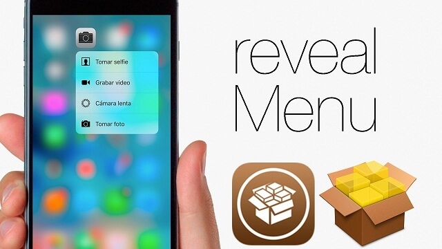 RevealMenu Simula la función 3D Touch en los dispositivos más antiguos con iOS 9