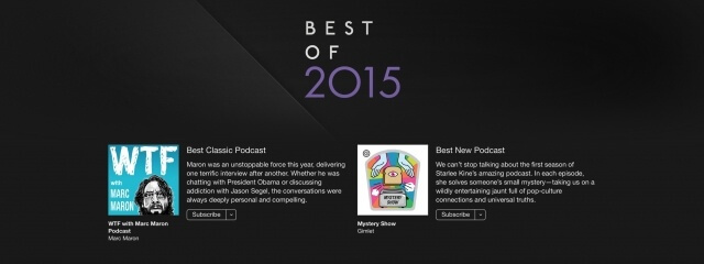 5. Mejor Podcasts del 2015