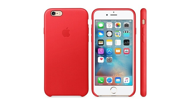 Apple revela el (PRODUCT) RED Case hecho de cuero para el iPhone 6s