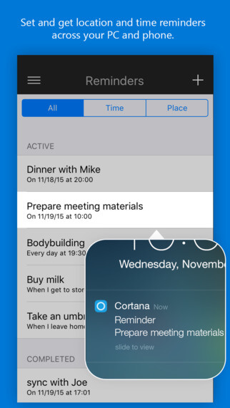 Cortana ya se encuentra disponible para iOS 1