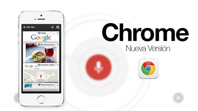Google actualiza su Web Browser Chrome para que pueda usar 3D Touch