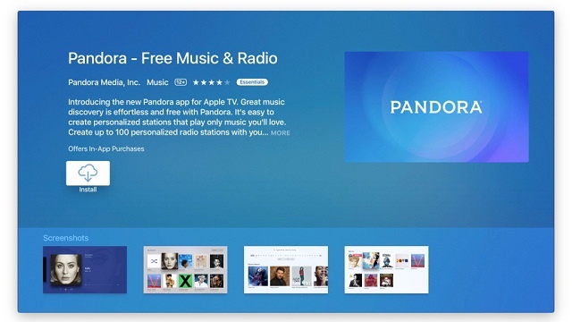 Pandora Radio ya se encuentra disponible en Apple TV 3
