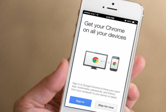 un recorrido rápido en el navegador Google Chrome en su dispositivo iPhone está en sus manos
