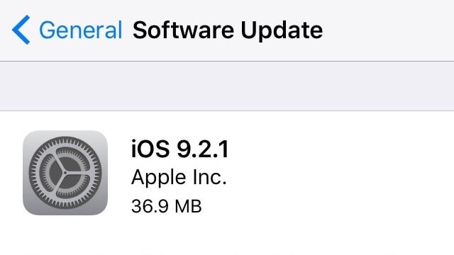 Apple lanza iOS 9.2.1 para iPhone, iPad y iPod Touch - copia