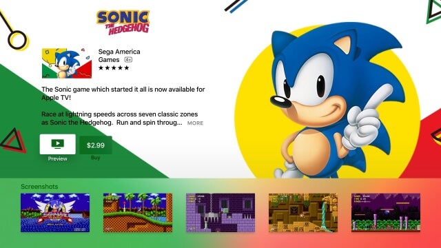 Sonic retoma sus aventuras a toda velocidad en el Apple TV