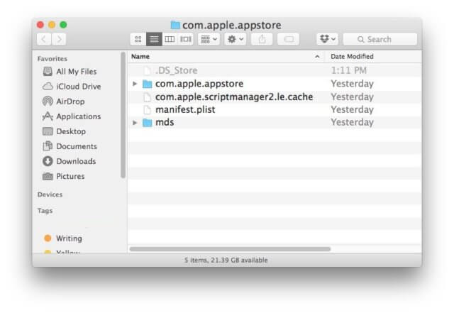 delete-mac-app-store-cache-temp-data