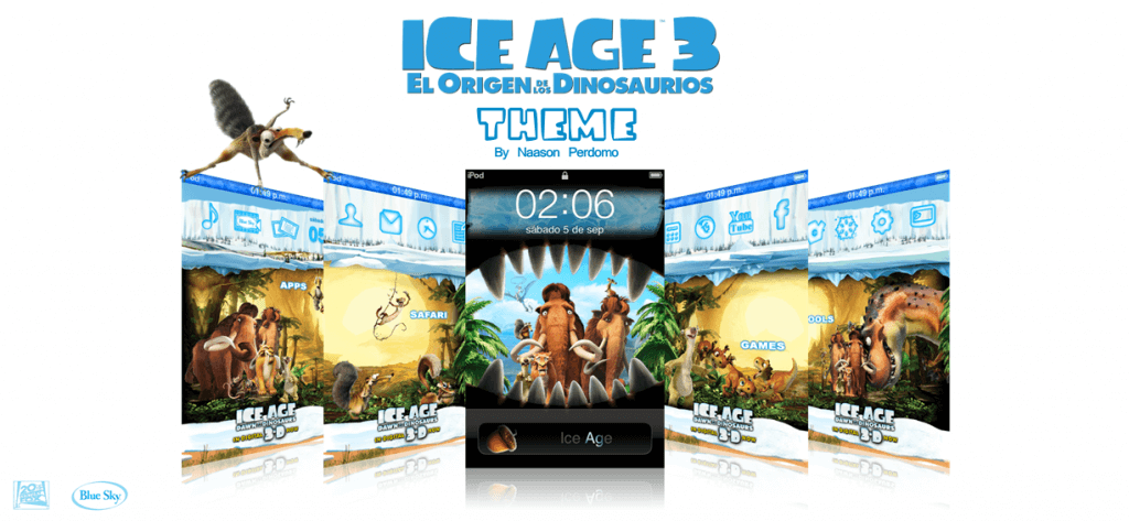 Theme Ice Age 3 Dawn of the Dinosaurs NP-01