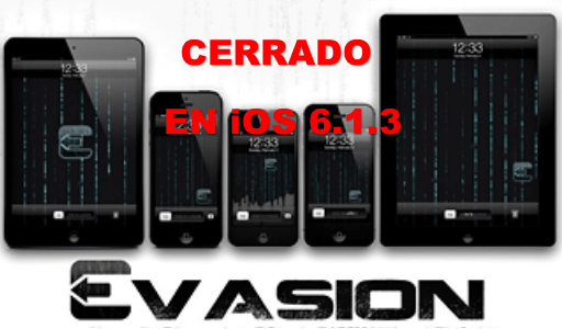 evasion closed ios 6.1.3