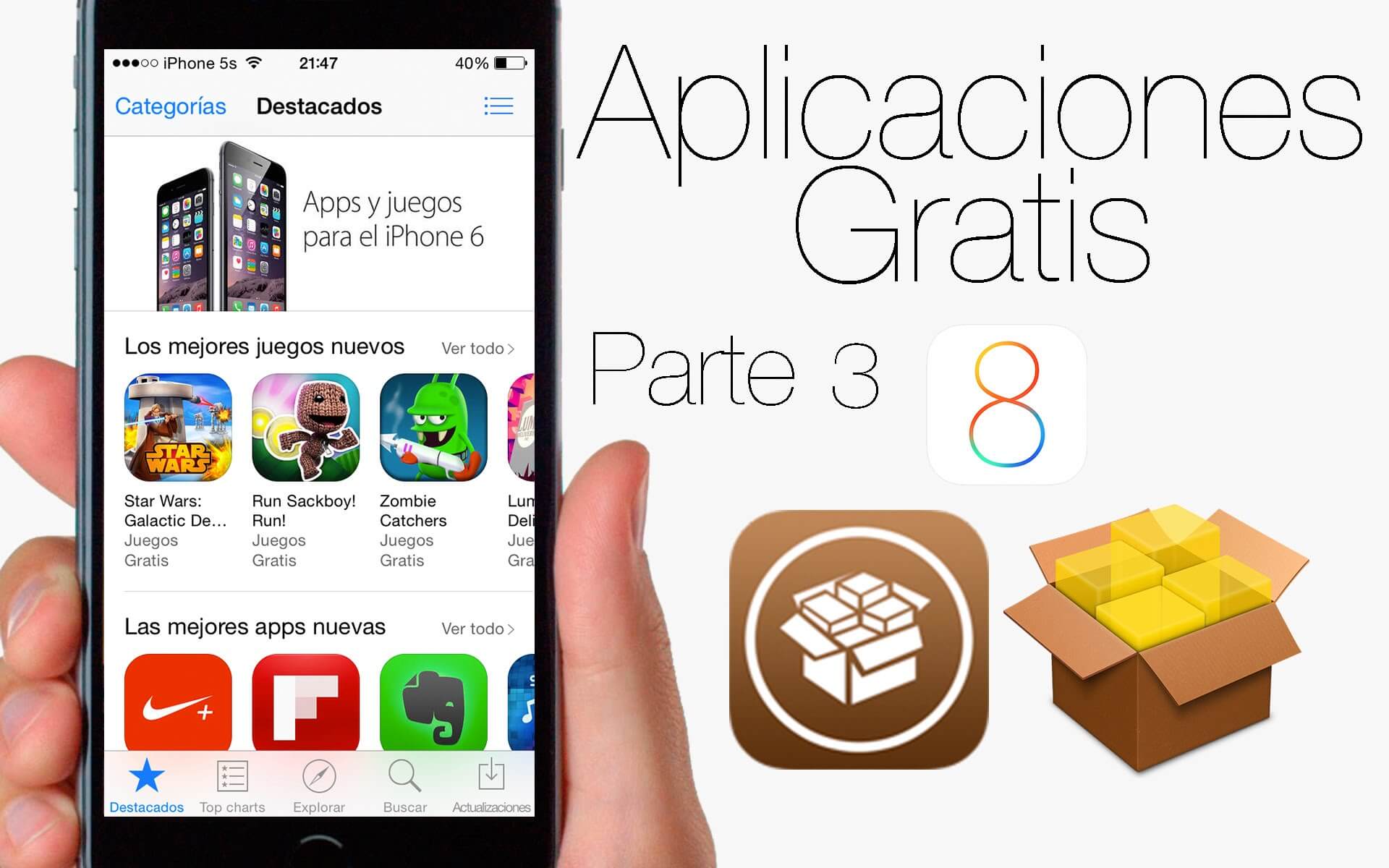 vaso testimonio legal Descarga aplicaciones y juegos gratis en iOS 8 con AppAddict