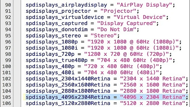 Beta OS X El Capitan code reflects new products - code