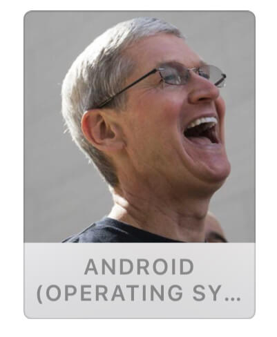 Here's the famous picture of Tim Cook