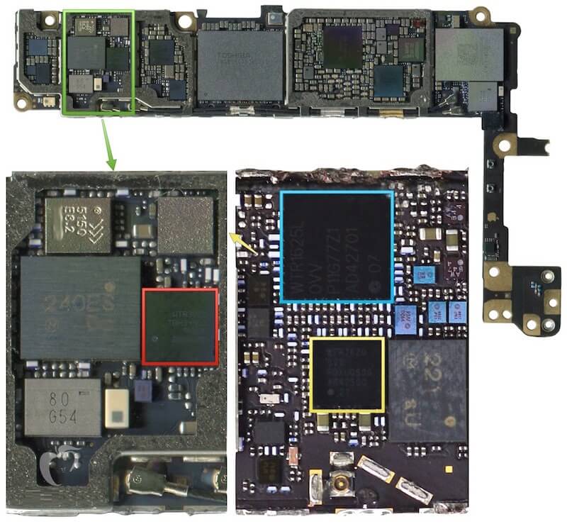 iPhone 6s logic board