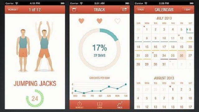 Aparentemente muchas aplicaciones para hacer ejercicios para el iPhone carecen de información