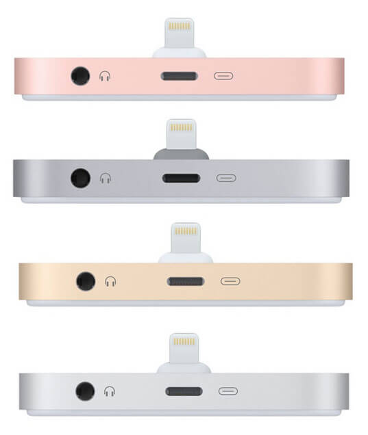 Colores del Lightning Dock para el iPhone 6S