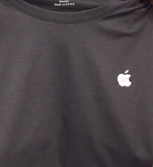 Camiseta de Apple ahora será Gris y sólo llevará el Logo de Apple.