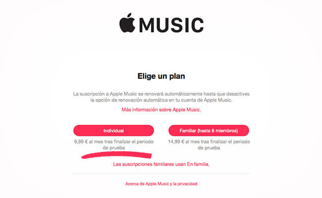Apple Music will be paid in a few days