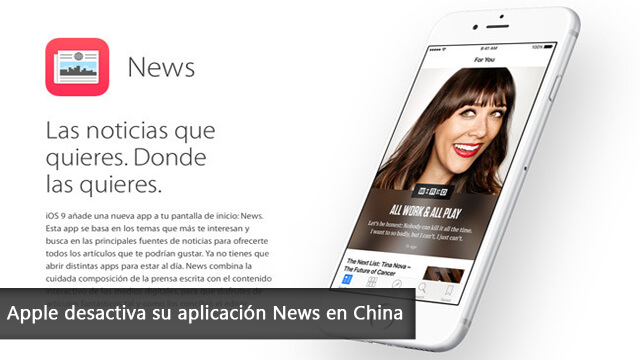 Apple desactiva su aplicación News en China