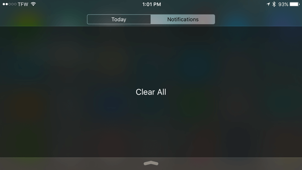 How to use 3D Touch to clear all notifications