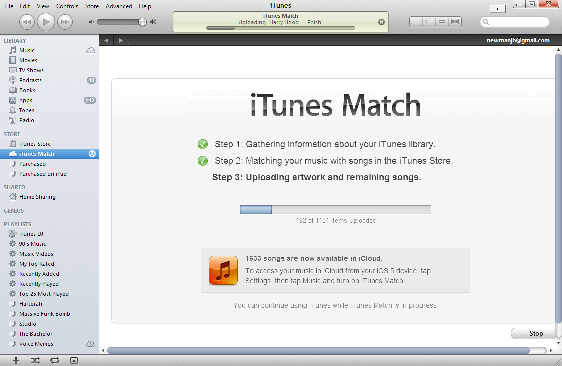 se comenzó a hablar de la posibilidad del aumento del límite de las bibliotecas de iTunes Match