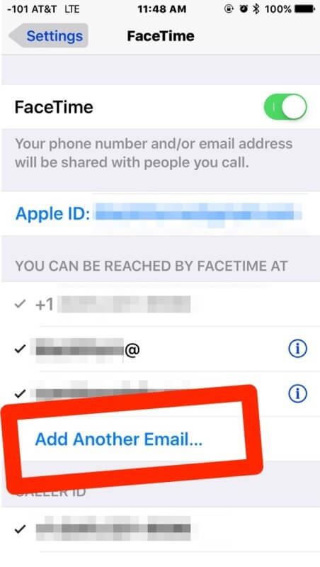 1. How to add an additional email address to FaceTime from iOS