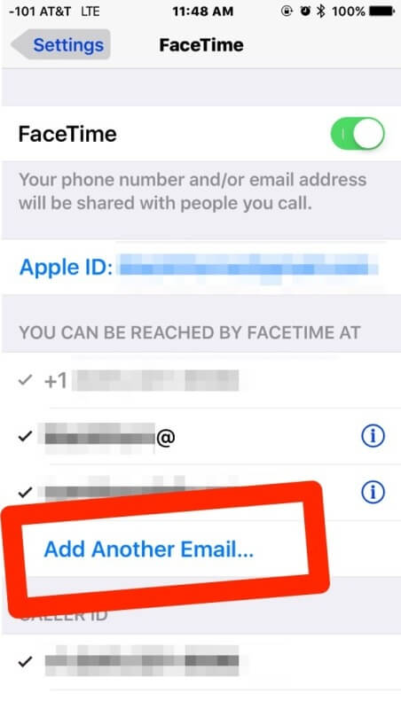 1. Cómo agregar una dirección de correo adicional a FaceTime desde iOS