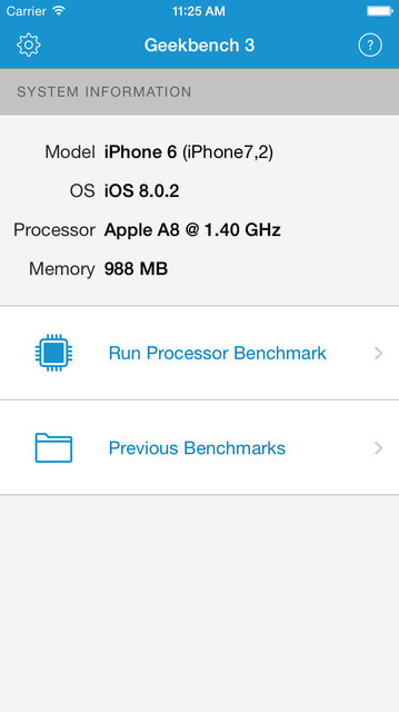 Geekbench 3 está disponible de forma gratuita en la App Store ...