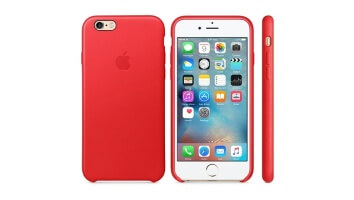 Apple revela el (PRODUCT) RED Case hecho de cuero para el iPhone 6s