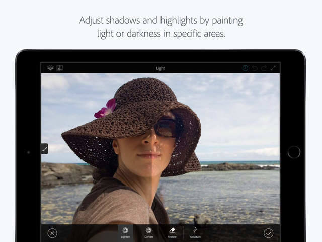 Photoshop Fix ahora cuenta con soporte de Apple Pencil en el iPad Pro en su nueva actualización  3