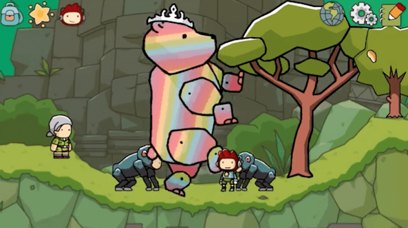 Scribblenauts Unlimited gameplay