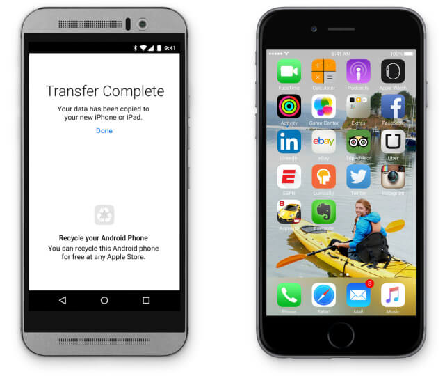 Consumidores de Europa presionan a Apple para que desarrolle una aplicación de Move To Android