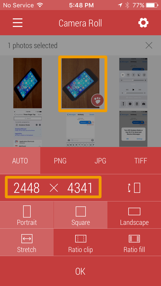 Cómo cambiar el tamaño de las fotos usando Desqueeze-3