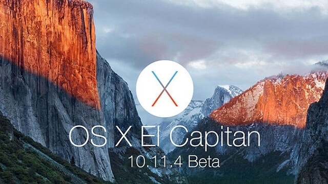 Apple libera su cuarta beta pública de OS X 10.11.4