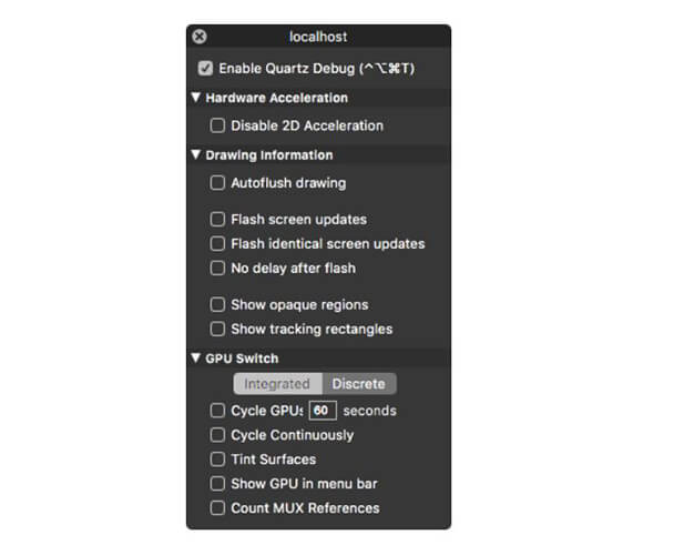 Configuracion de Quartz Debug